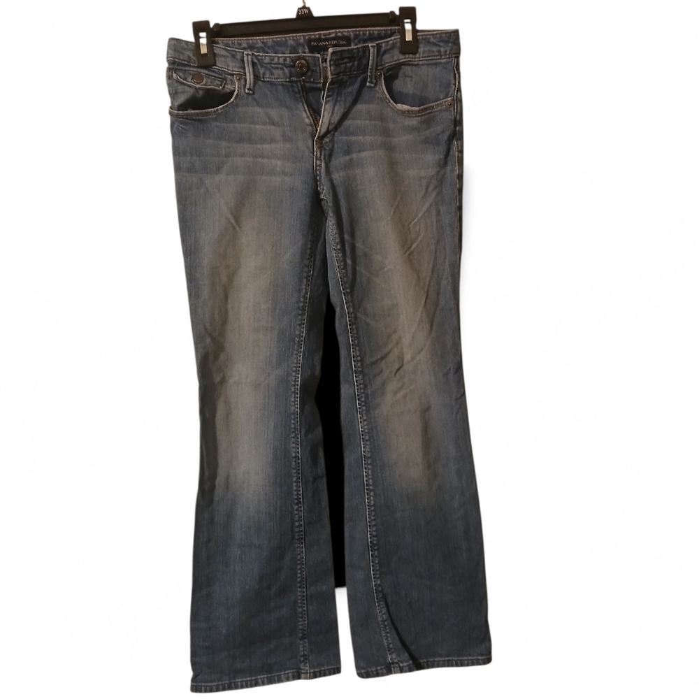 Banana Republic Flare Jeans in Washed Blue
